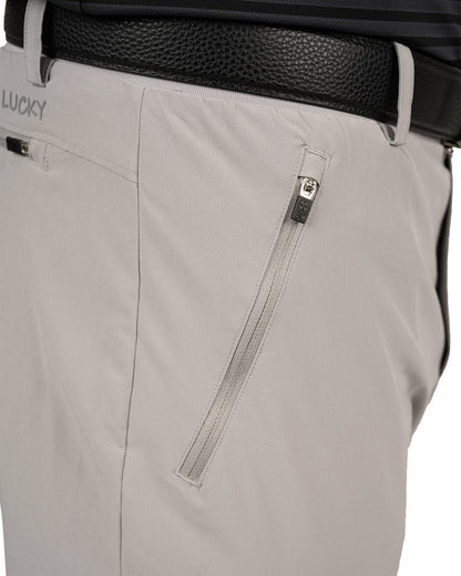 Black Clover Elevated Light Grey Athletic Joggers with Belt Loops