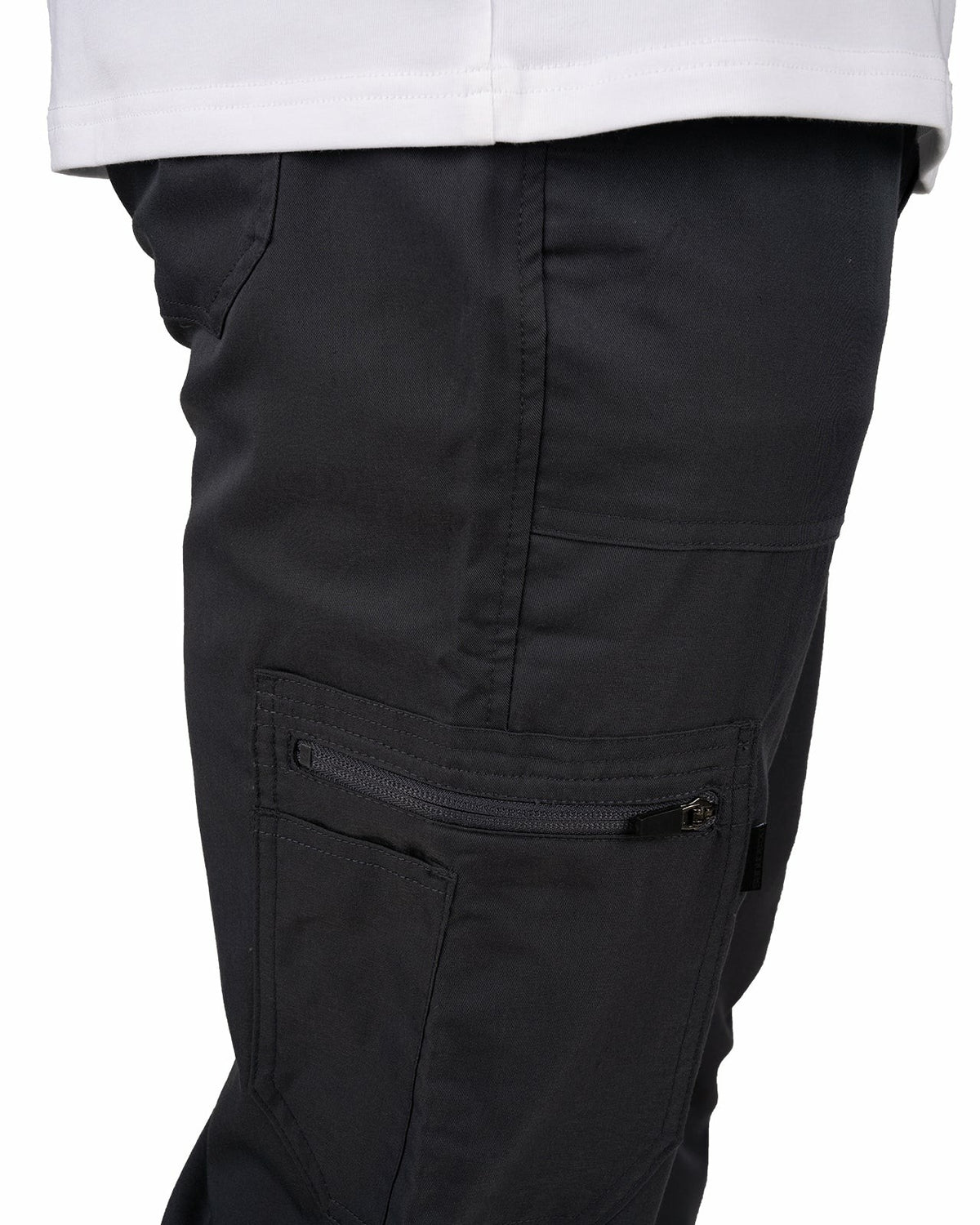 Black Clover Men's Twill Stretch Grey Loungewear Jogger
