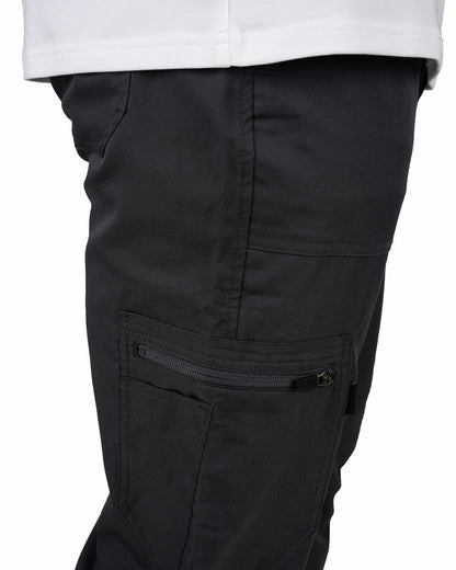 Black Clover Men's Twill Stretch Grey Loungewear Jogger