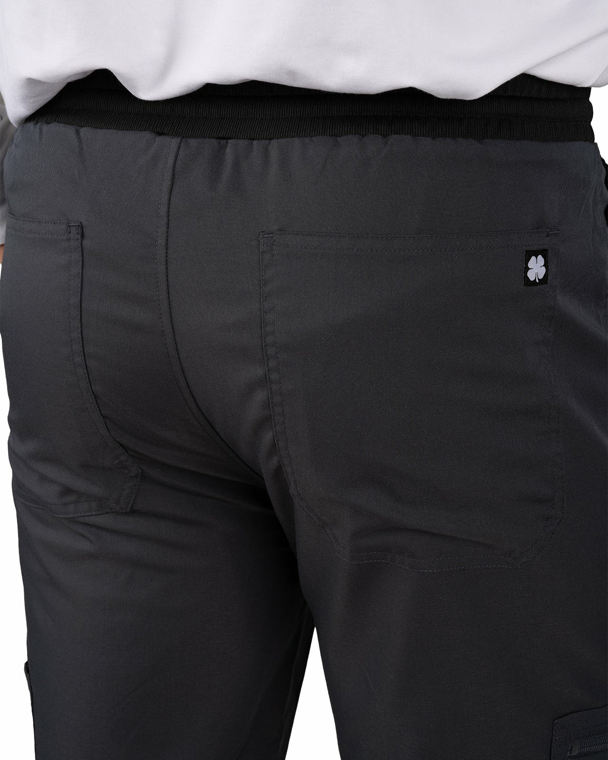 Black Clover Men's Twill Stretch Grey Loungewear Jogger