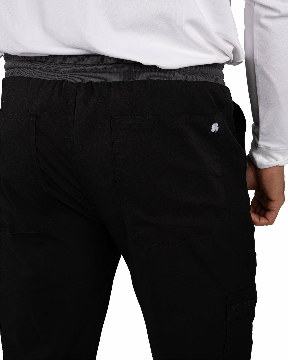 Black Clover Men's Twill Stretch Black Loungewear Jogger