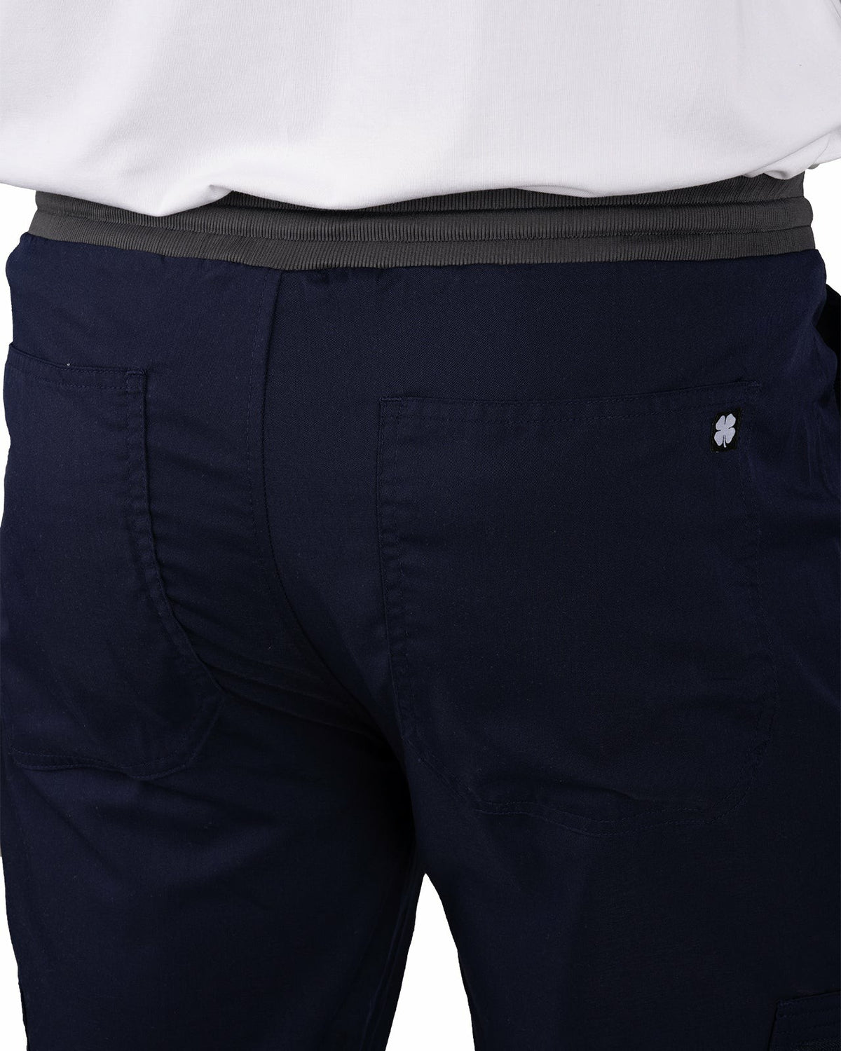 Black Clover Men's Navy Twill Stretch Loungewear Jogger