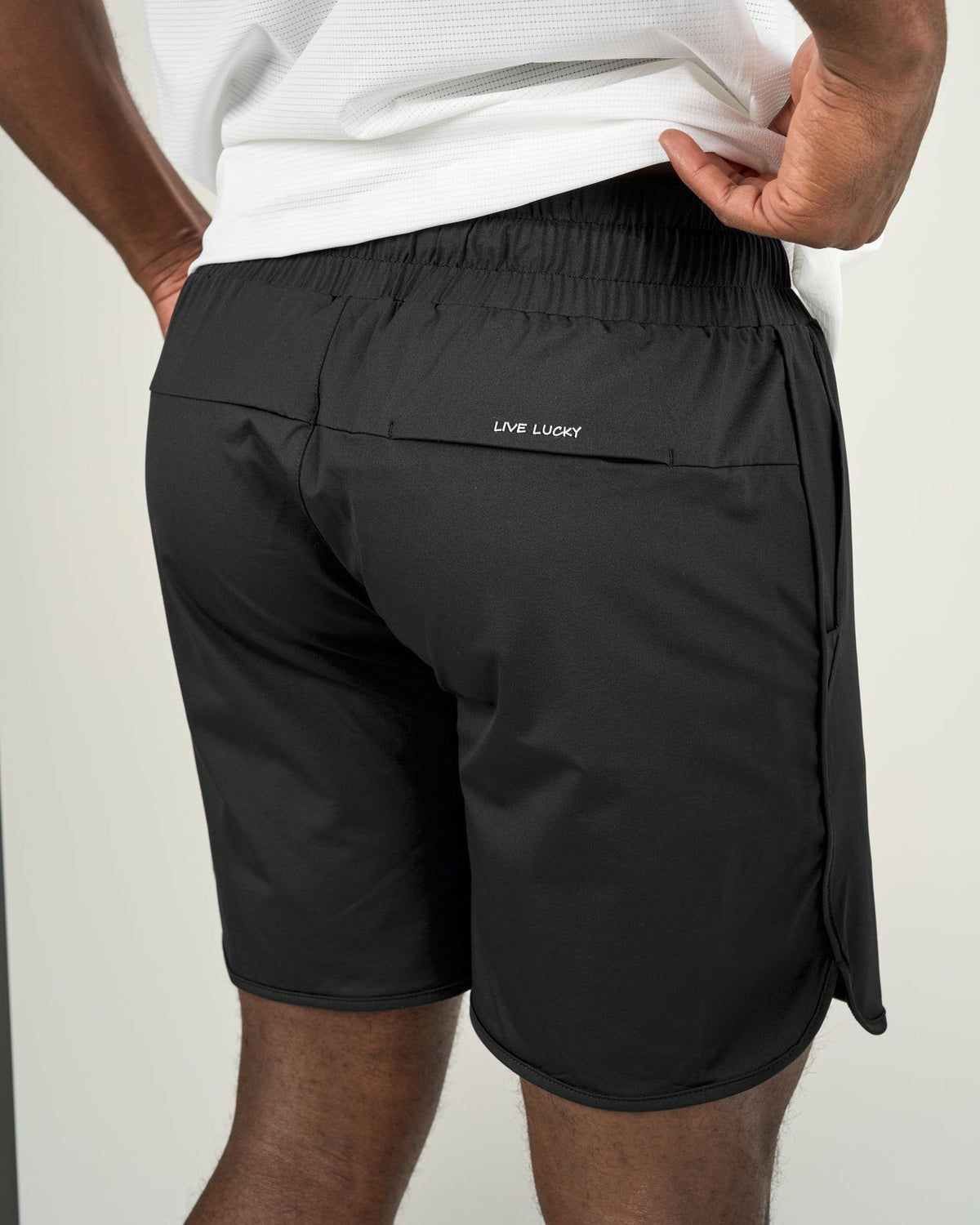 Black Clover Men's Dark Grey Athletic Shorts for Gym and Performance