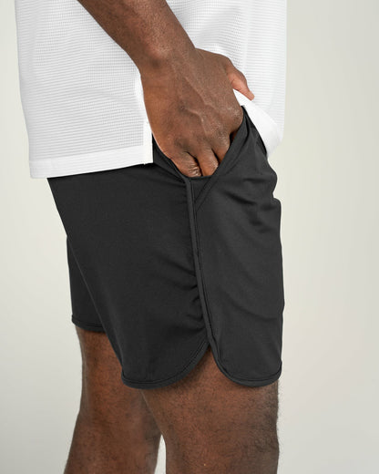 Black Clover Men's Dark Grey Athletic Shorts for Gym and Performance