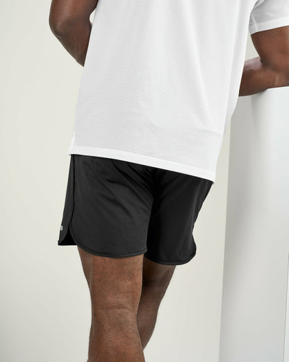 Black Clover Men's Dark Grey Athletic Shorts for Gym and Performance