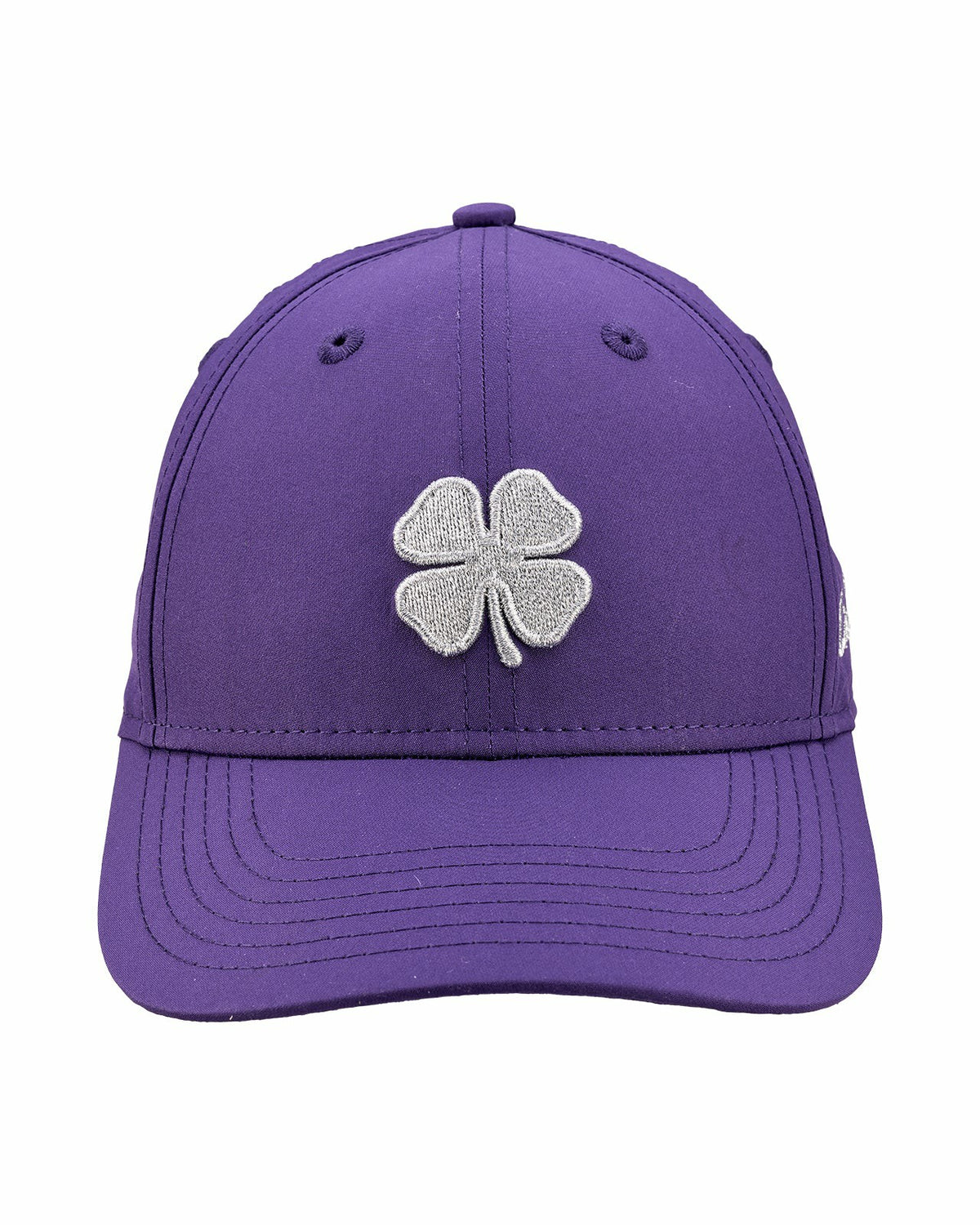 Black Clover Women's Purple Golf and Lifestyle Hat With Silver Clover