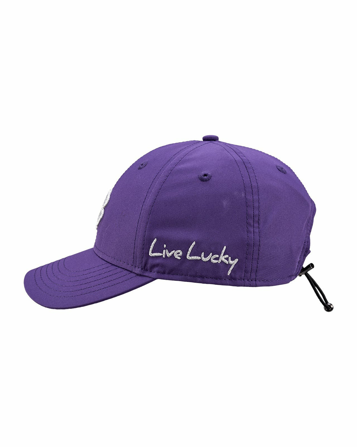 Black Clover Women's Purple Golf and Lifestyle Hat With Silver Clover
