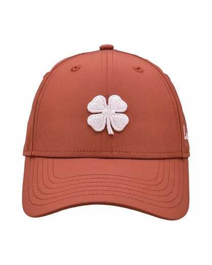 Black Clover Women's Dark Brown Golf and Lifestyle Hat With White Clover
