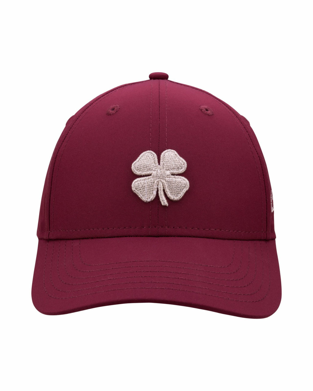 Black Clover Women's Maroon Golf and Lifestyle Hat With Silver Clover