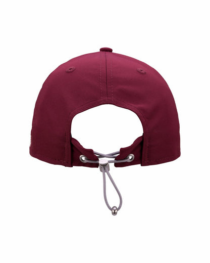 Black Clover Women's Maroon Golf and Lifestyle Hat With Silver Clover