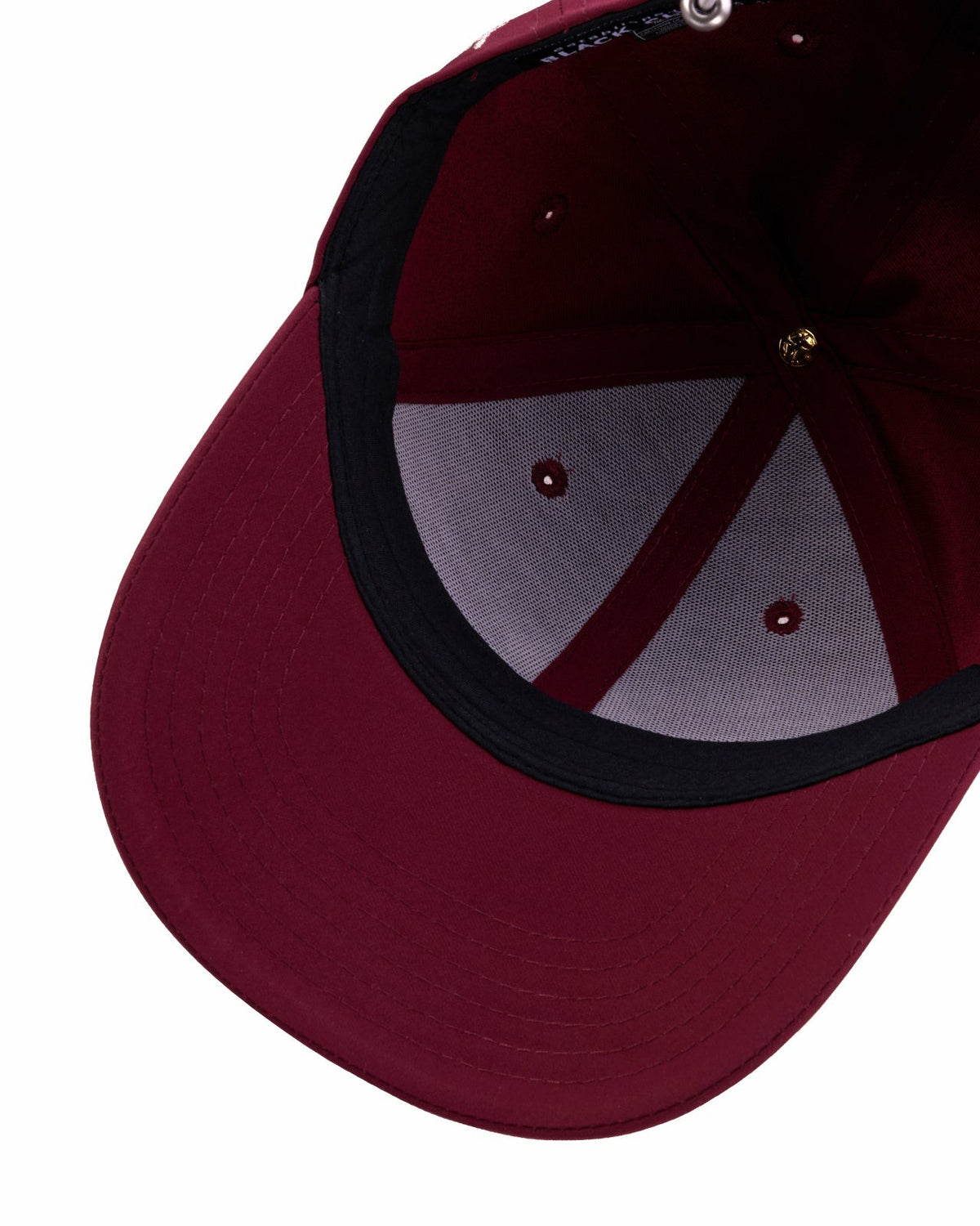 Black Clover Women's Maroon Golf and Lifestyle Hat With Silver Clover