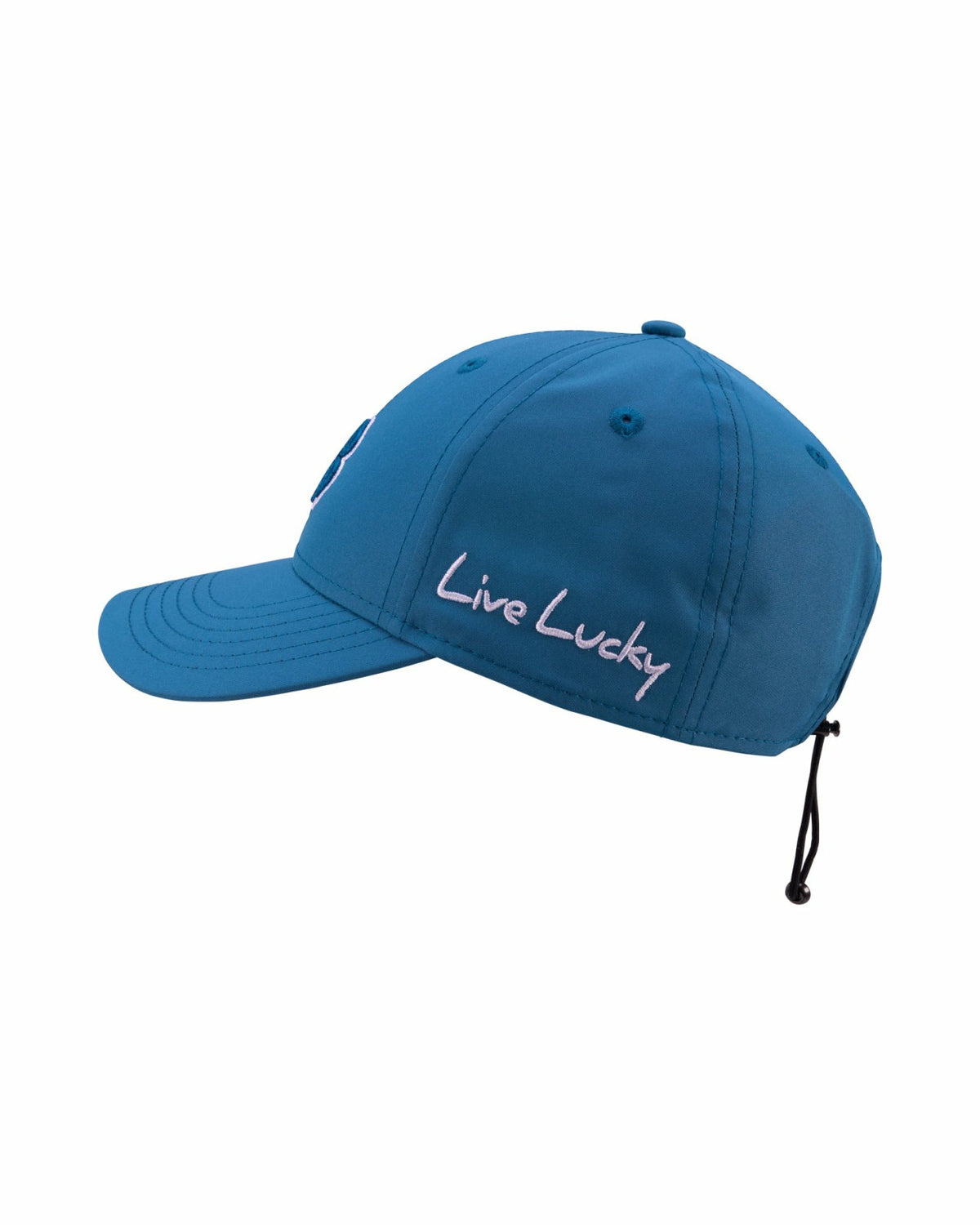 Black Clover Women's Teal Golf and Lifestyle Hat With Blue Clover