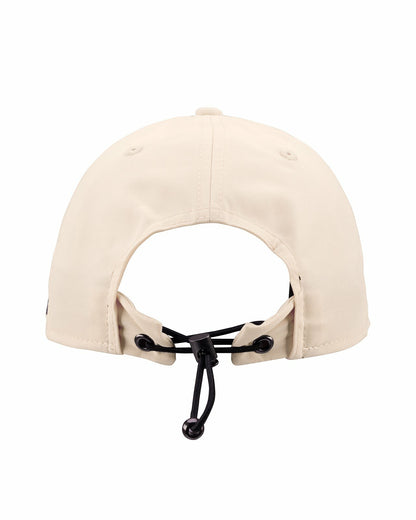 Black Clover Women's Cream Golf and Lifestyle Hat With Dark Grey Clover