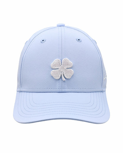 Black Clover Women's Light Blue Golf and Lifestyle Hat With White Clover