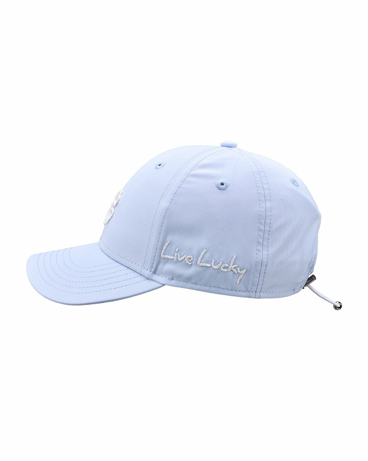 Black Clover Women's Light Blue Golf and Lifestyle Hat With White Clover