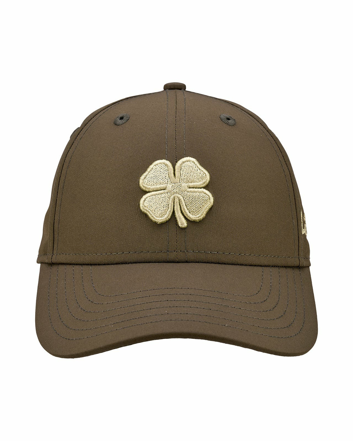 Black Clover Women's Cream Golf and Lifestyle Hat With Dark Grey Clover