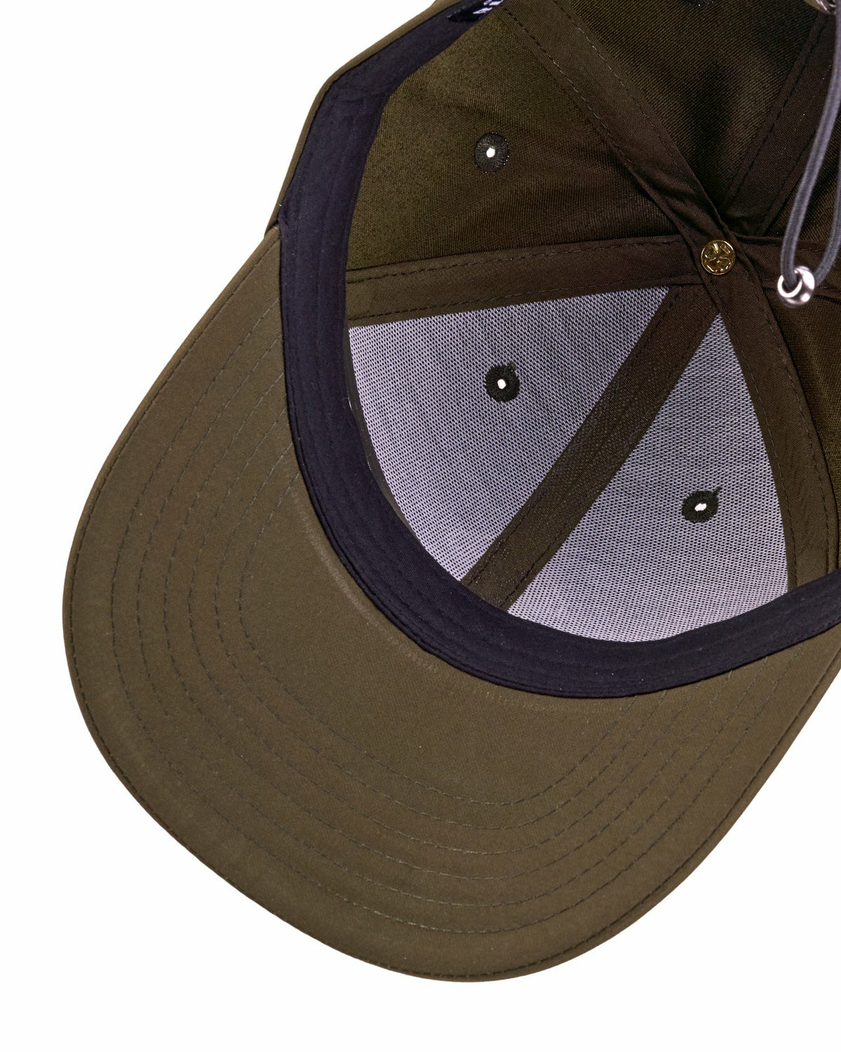 Black Clover Women's Cream Golf and Lifestyle Hat With Dark Grey Clover
