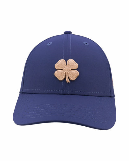 Black Clover Women's Navy Blue Golf and Lifestyle Hat With Gold Clover