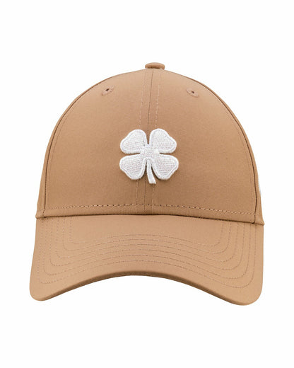 Black Clover Women's Brown Golf and Lifestyle Hat With White Clover