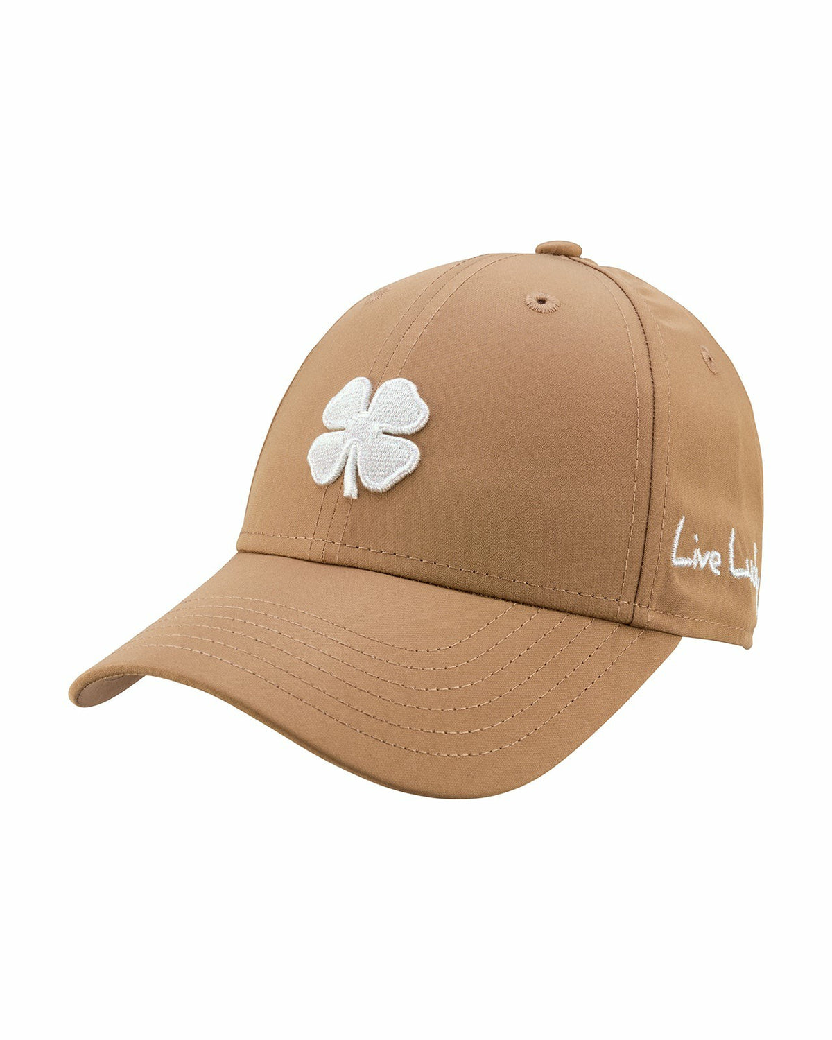 Black Clover Women's Brown Golf and Lifestyle Hat With White Clover