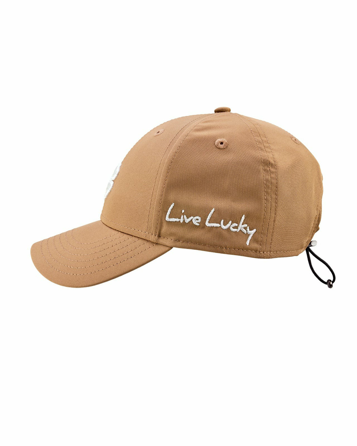 Black Clover Women's Brown Golf and Lifestyle Hat With White Clover