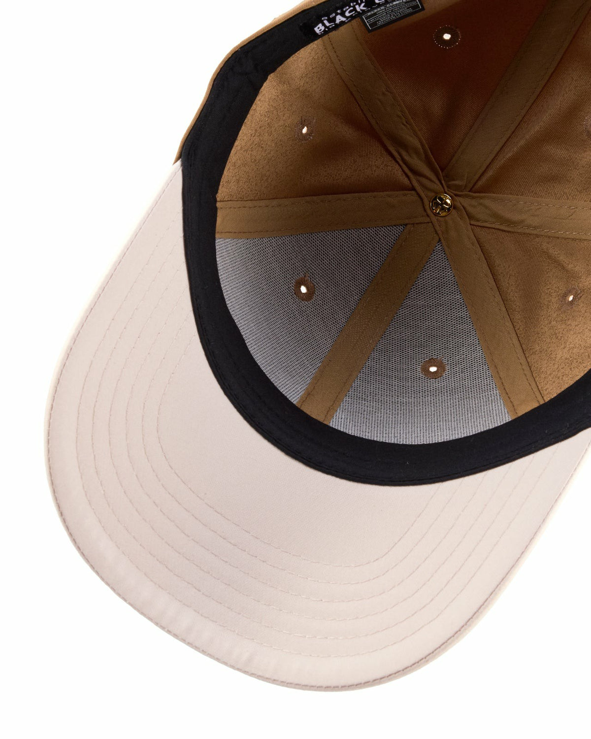 Black Clover Women's Light Brown Golf and Lifestyle Hat With Cream Clover