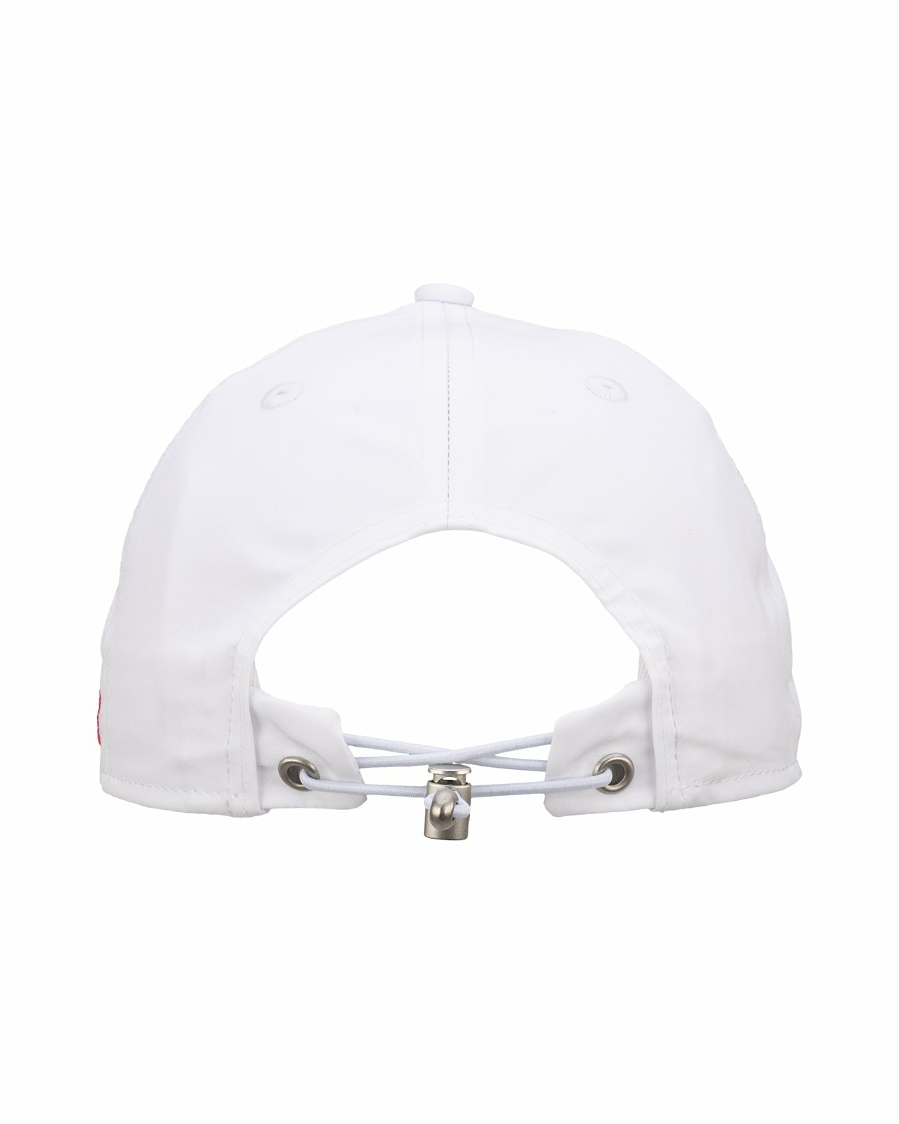 Black Clover Women's Adjustable White Hat with Hot Pink 3D Clover