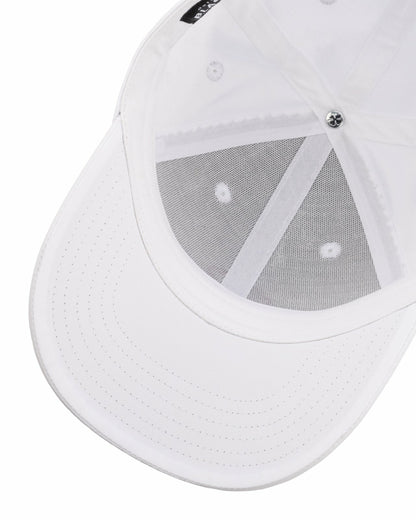 Black Clover Women's Adjustable White Hat with Hot Pink 3D Clover