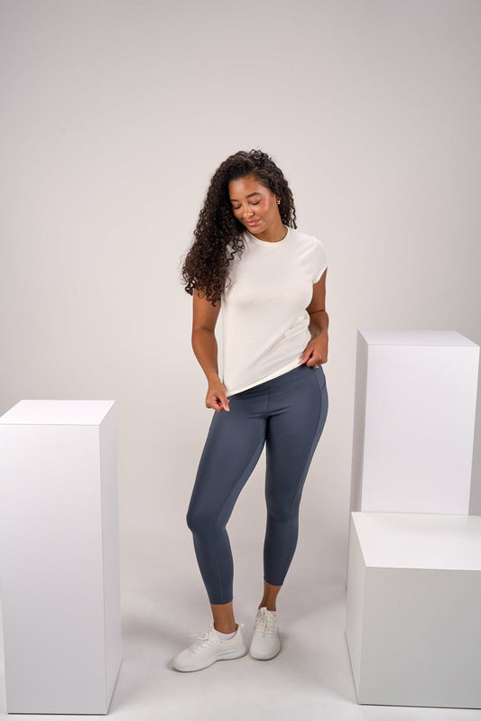 Black Clover Women's Soft Cream Athletic T-Shirt with Stretch