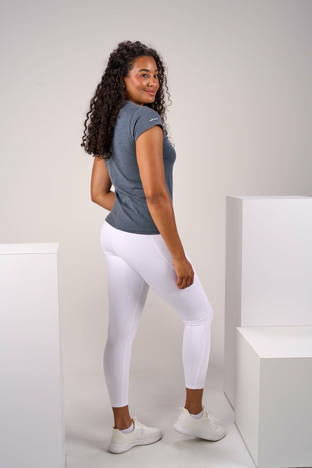 Black Clover Women's Soft Dark Grey Athletic T-Shirt with Stretch