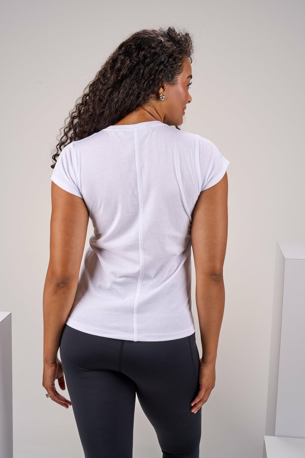 Black Clover Women's Soft White Athletic T-Shirt with Stretch
