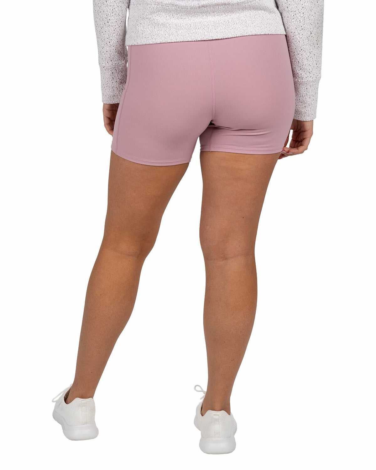 Black Clover Women's Light Pink Biker Shorts, Perfect for Layering
