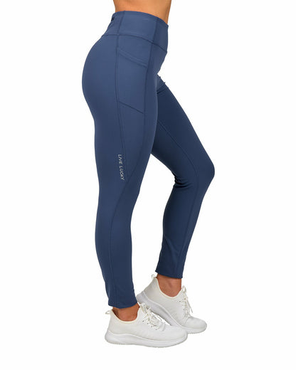 Black Clover Women's Soft Blue Active Leggings