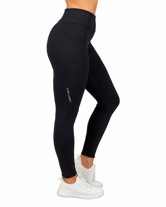 Black Clover Women's Soft Black Active Leggings