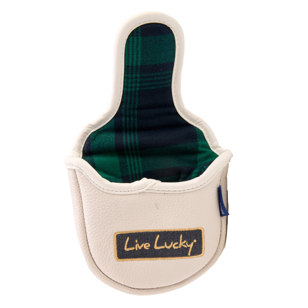 Black Clover Live Lucky "Tartan" Leather Mallet Putter Cover