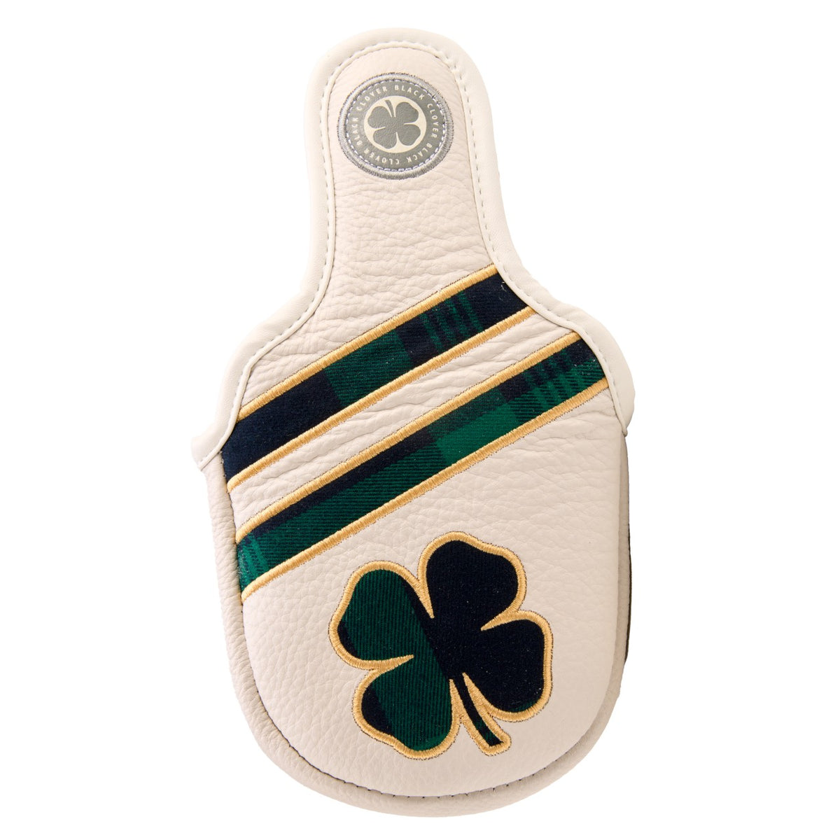 Black Clover Live Lucky "Tartan" Leather Mallet Putter Cover