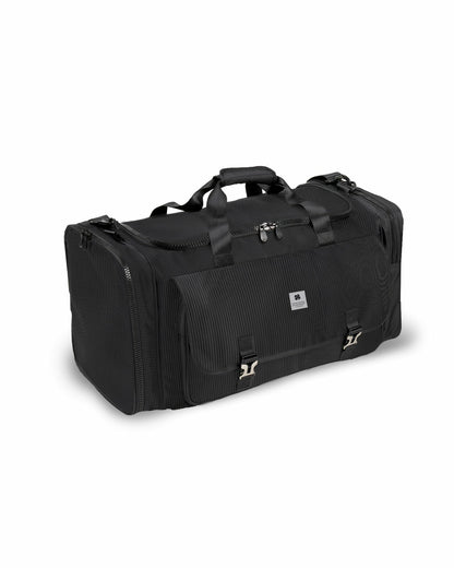 Black Clover Premium Heavy Duty Black Duffle Bag Luggage for Travel