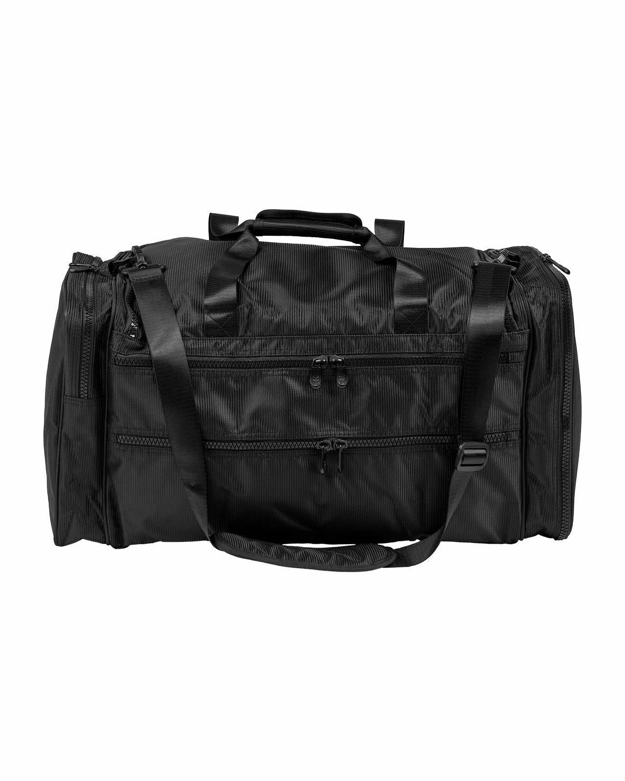 Black Clover Premium Heavy Duty Black Duffle Bag Luggage for Travel