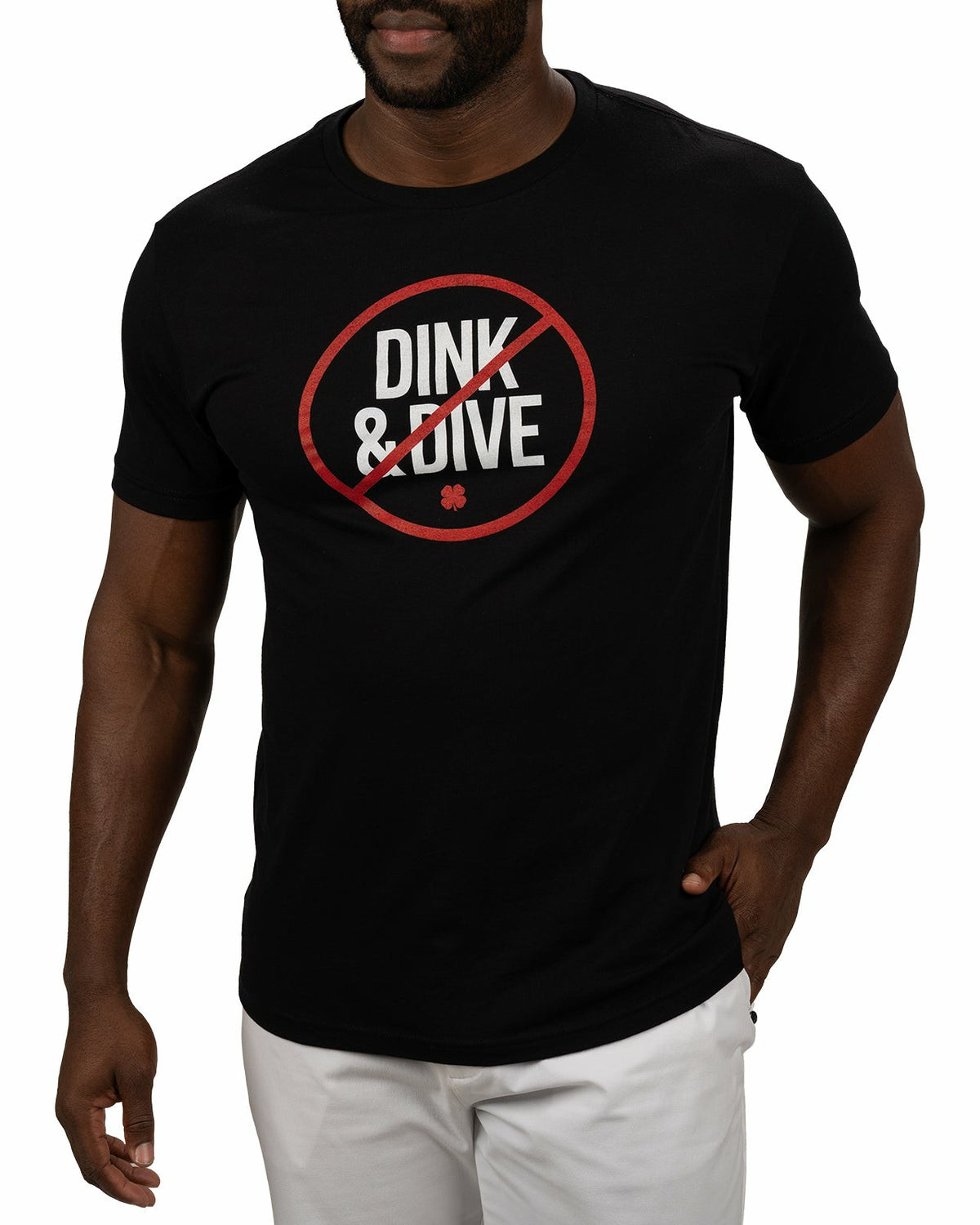 Black Clover Men's Black Graphic Tee for Pickleball
