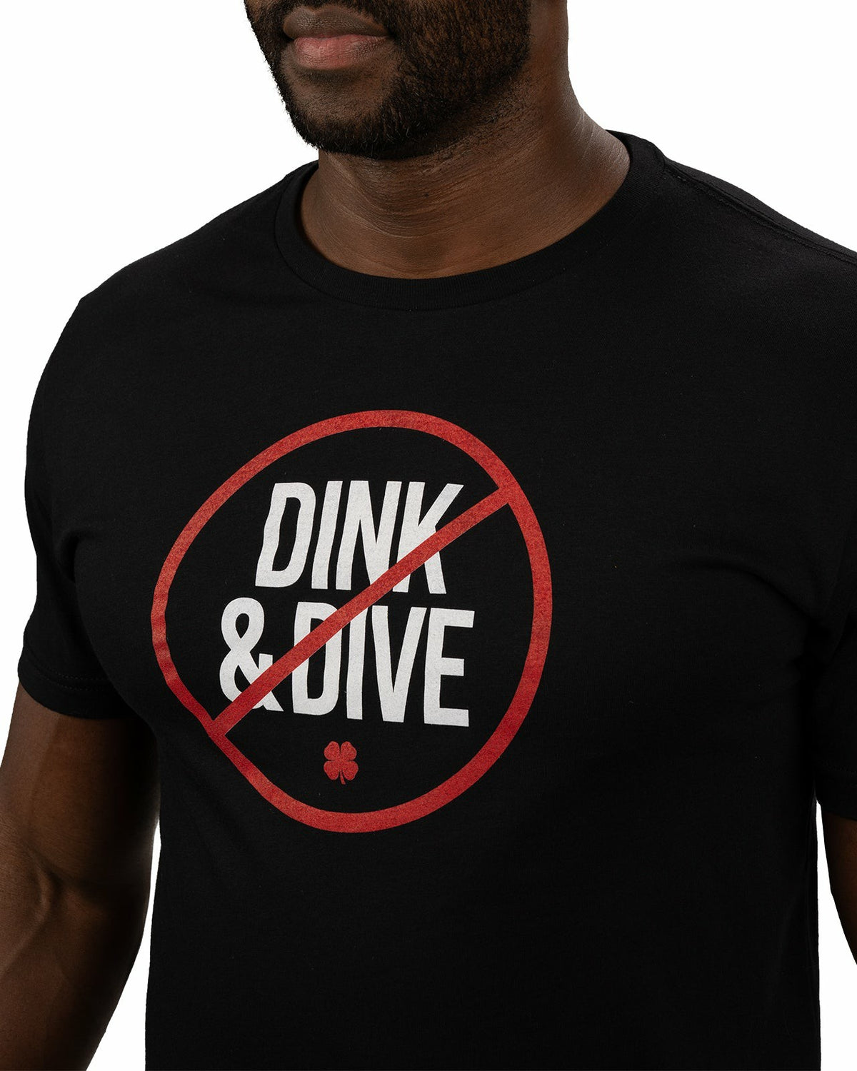Black Clover Men's Black Graphic Tee for Pickleball
