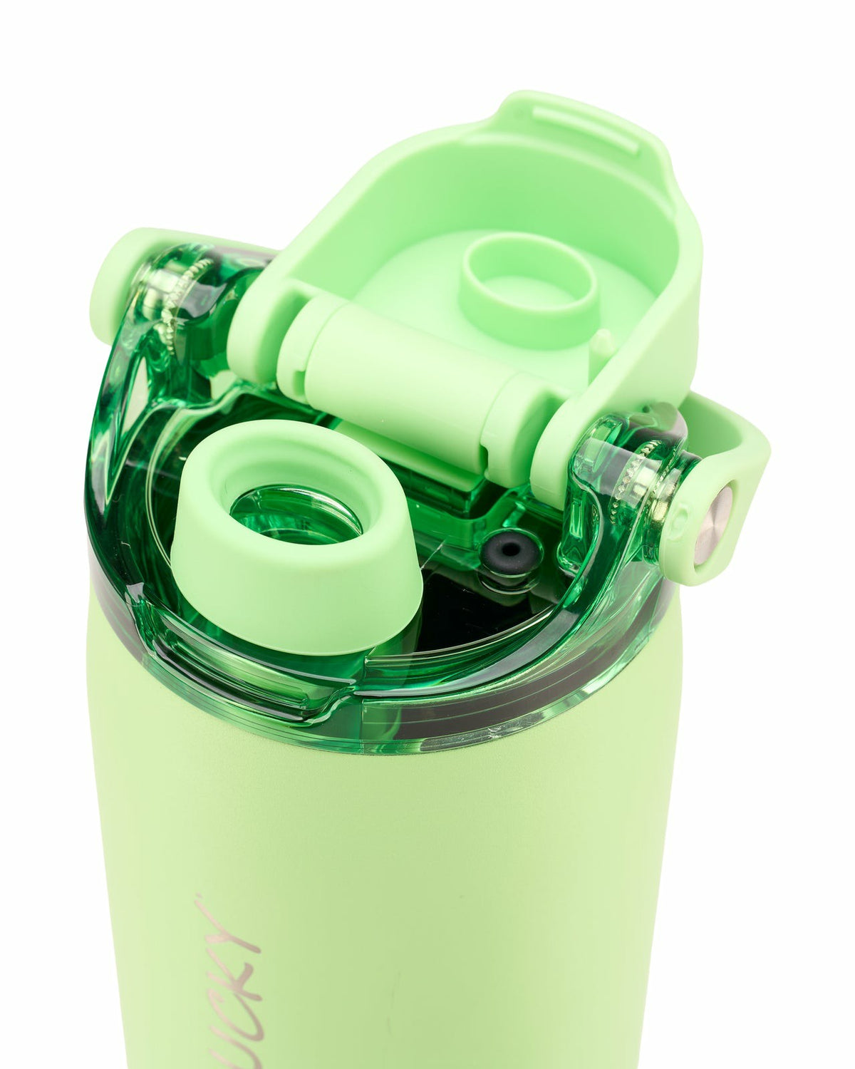 Black Clover "Live Lucky" Green Wellness Water Bottle - Kiwi