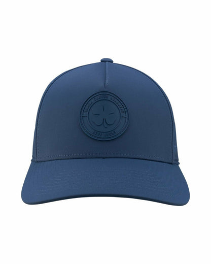 Black Clover Blue Snapback with Clover Patch for Golf and Lifestyle