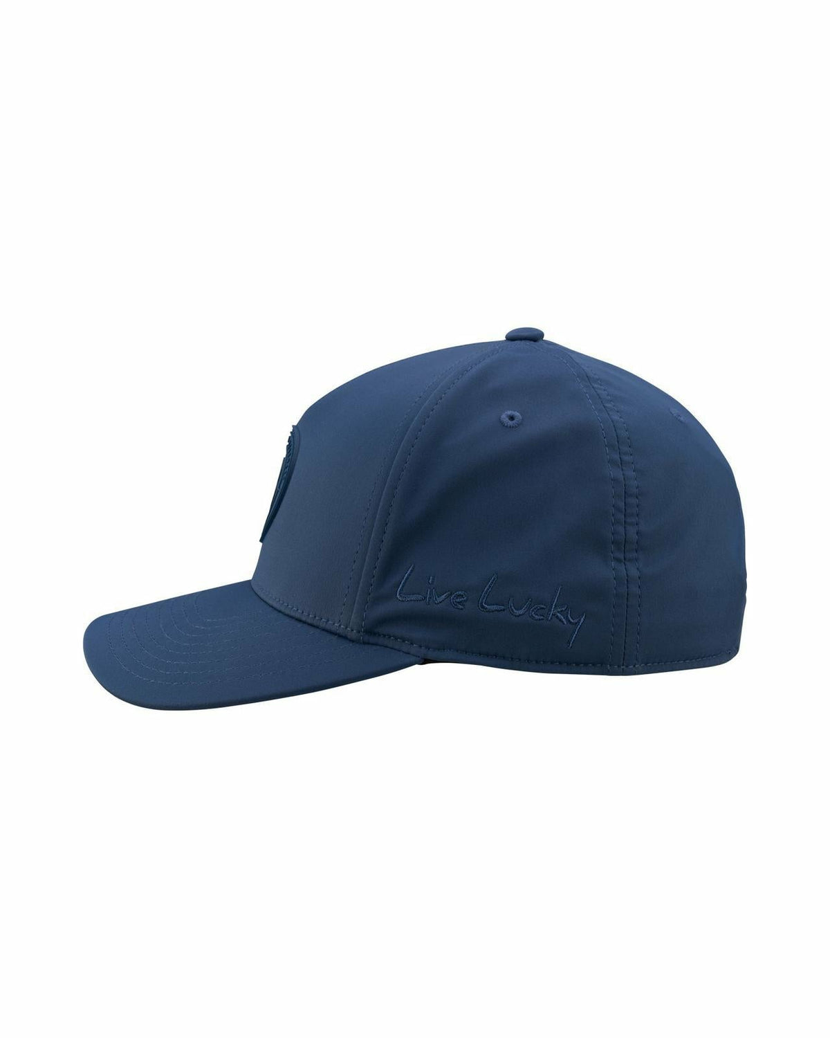 Black Clover Blue Snapback with Clover Patch for Golf and Lifestyle