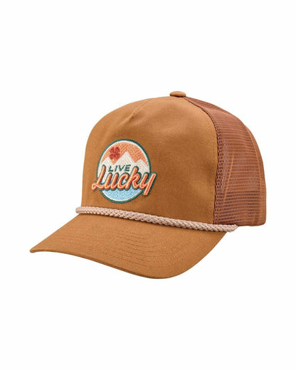 Black Clover Retro Brown Snapback with Brim Rope for Outdoor Style