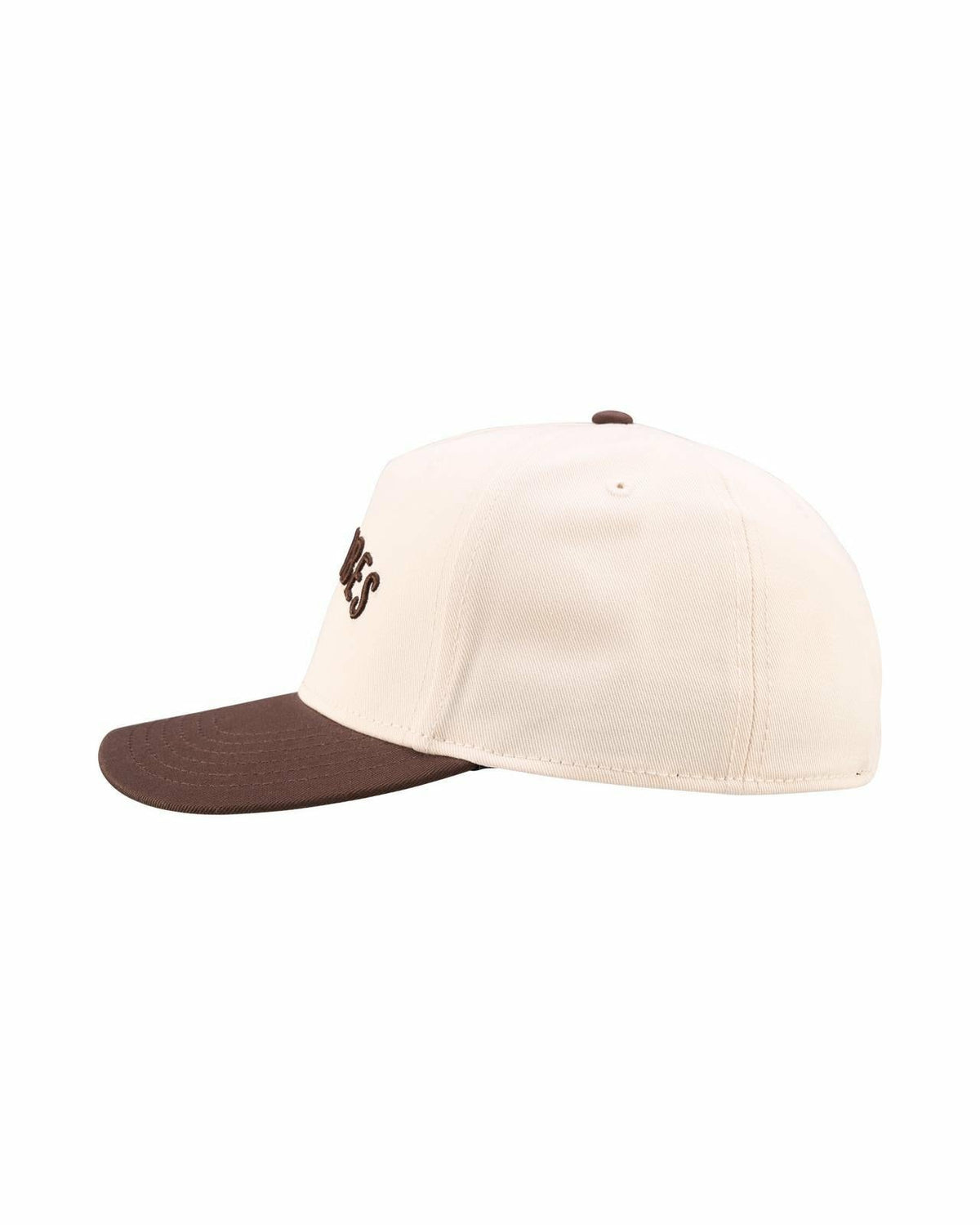 Black Clover Vintage-Inspired Tan Hat with Brown Brim