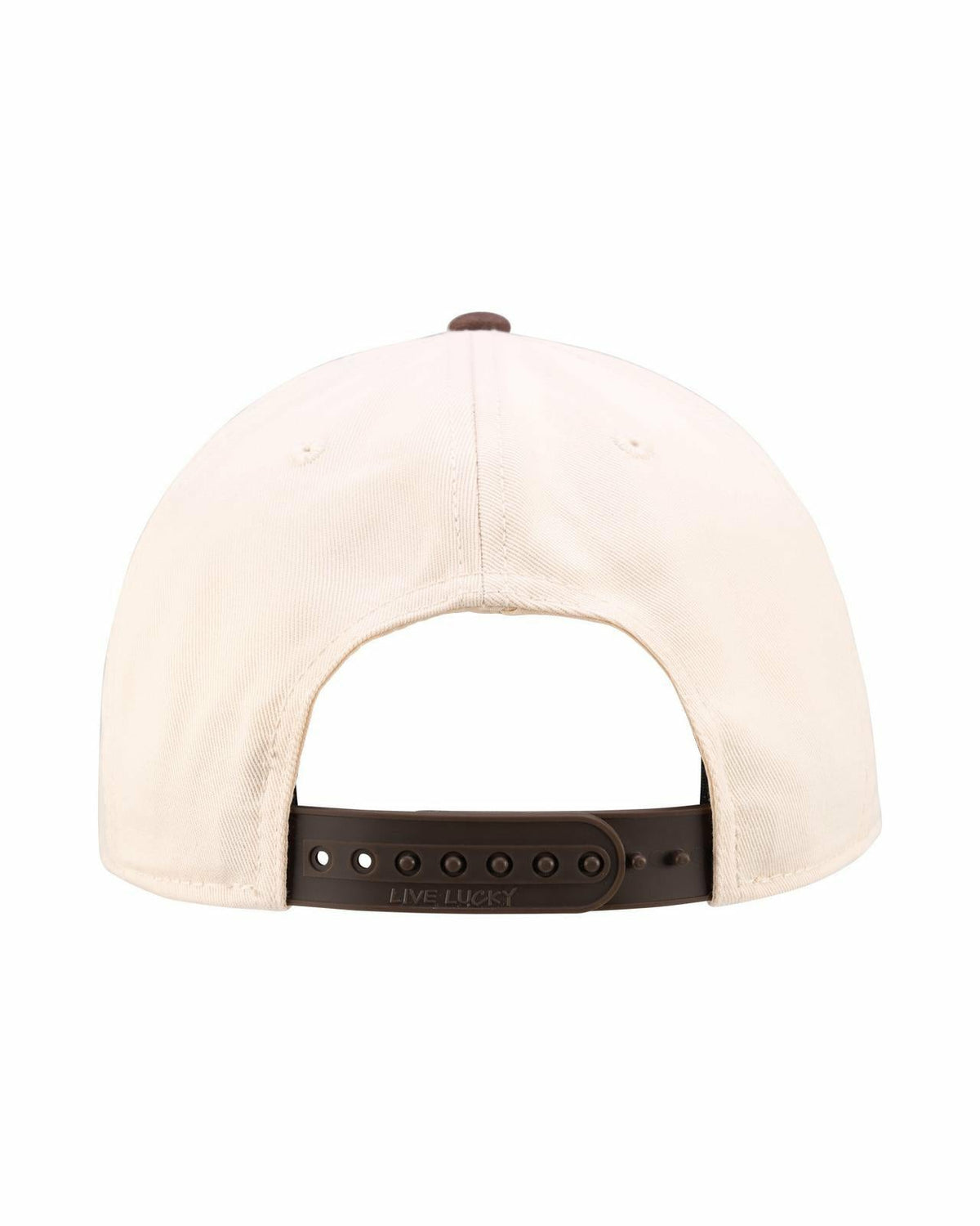Black Clover Vintage-Inspired Tan Hat with Brown Brim