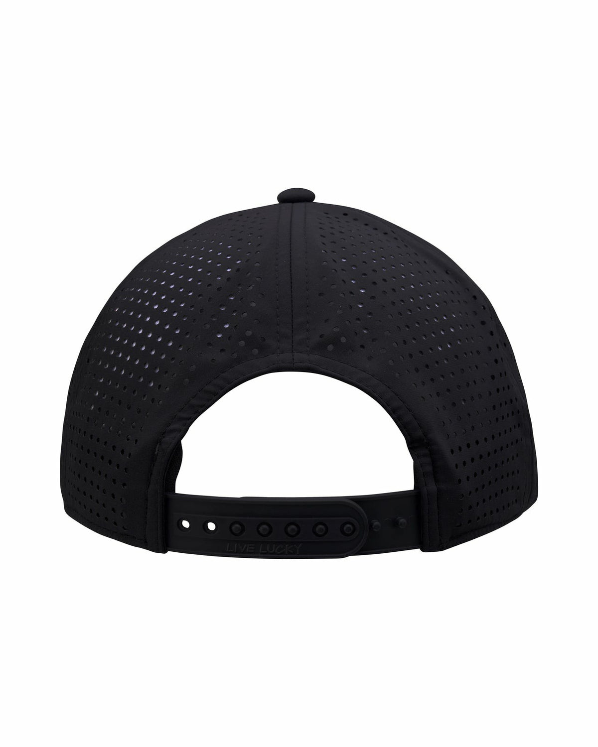Black Clover Unisex Black Summer Rope Hat with Neon Blue Clover Logo