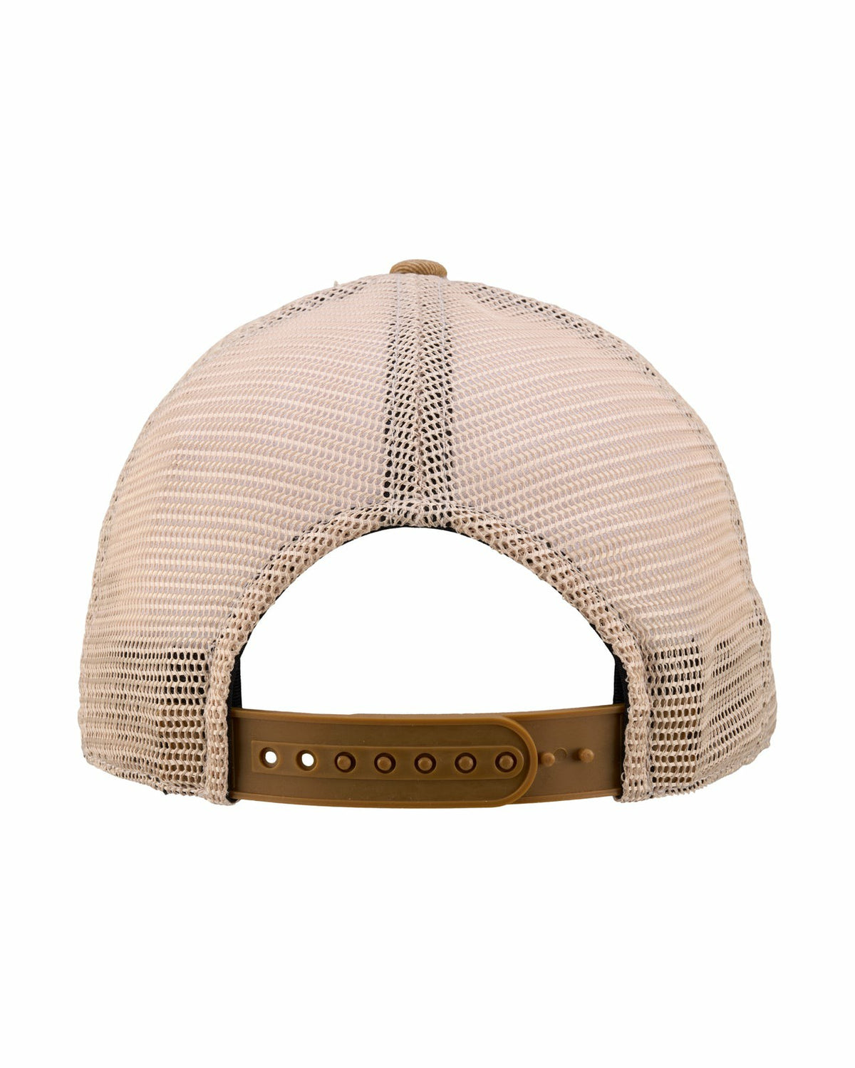 Black Clover Vintage Two-Tone Tan Golf Hat with Black Mesh