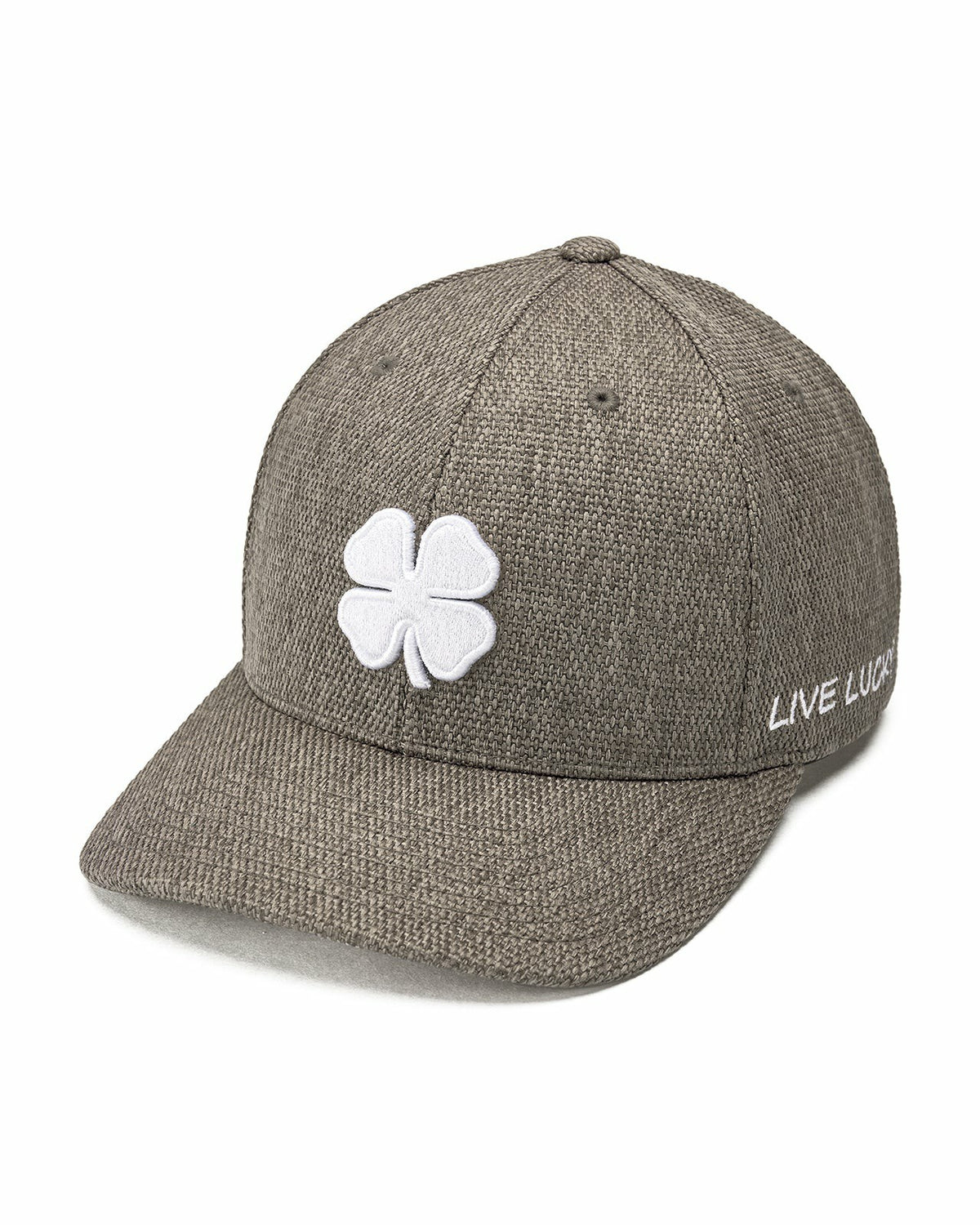 Black Clover Unisex Adjustable Beige Summer Hat with White Clover Icon