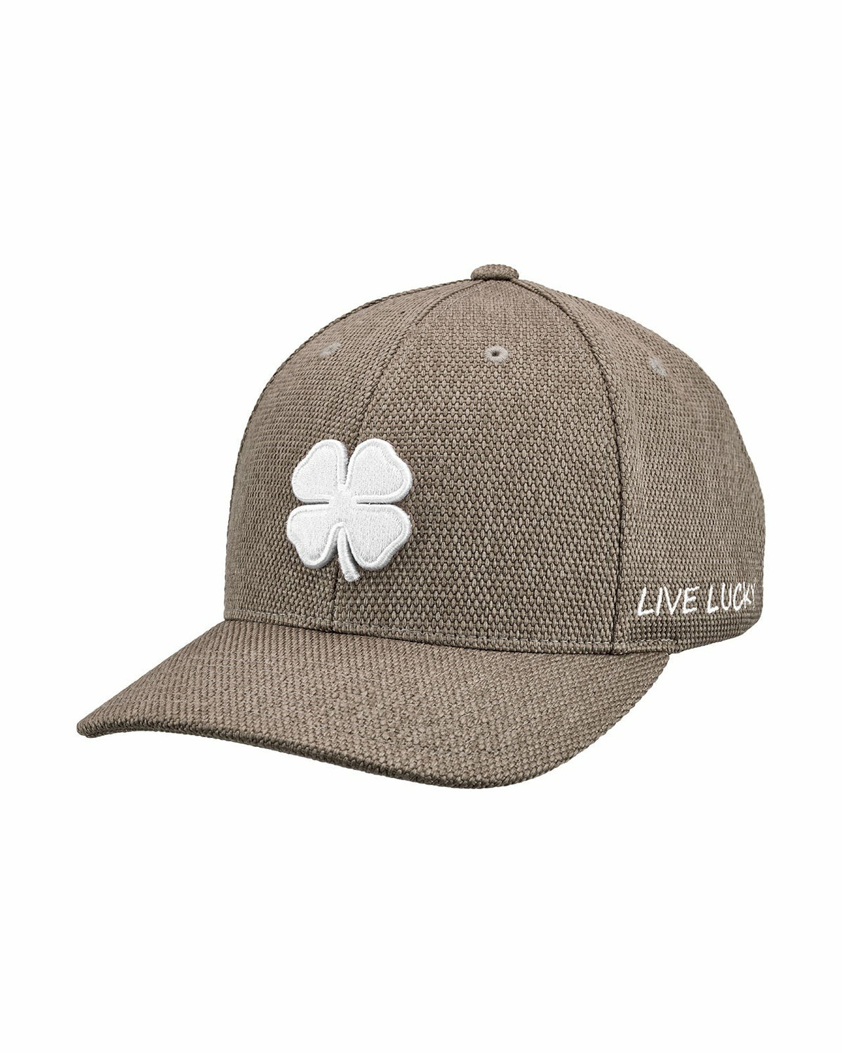 Black Clover Unisex Adjustable Beige Summer Hat with White Clover Icon